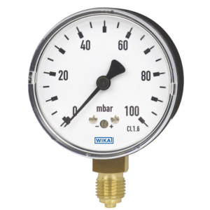 Modelli 611.10, 631.10 Manometro a capsula, lega di rame o acciaio inox Versione standard, DN 50, e 63