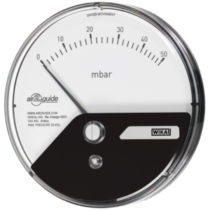 Modello A2G-05 Manometro differenziale Versione ECO, per la ventilazione e il condizionamento dell'aria, DN 110
