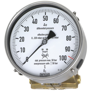 Modelli 712.15.160, 732.15.160 Manometro differenziale Manometro differenziale Cryo Gauge, lega di rame o acciaio inox, DN 160
